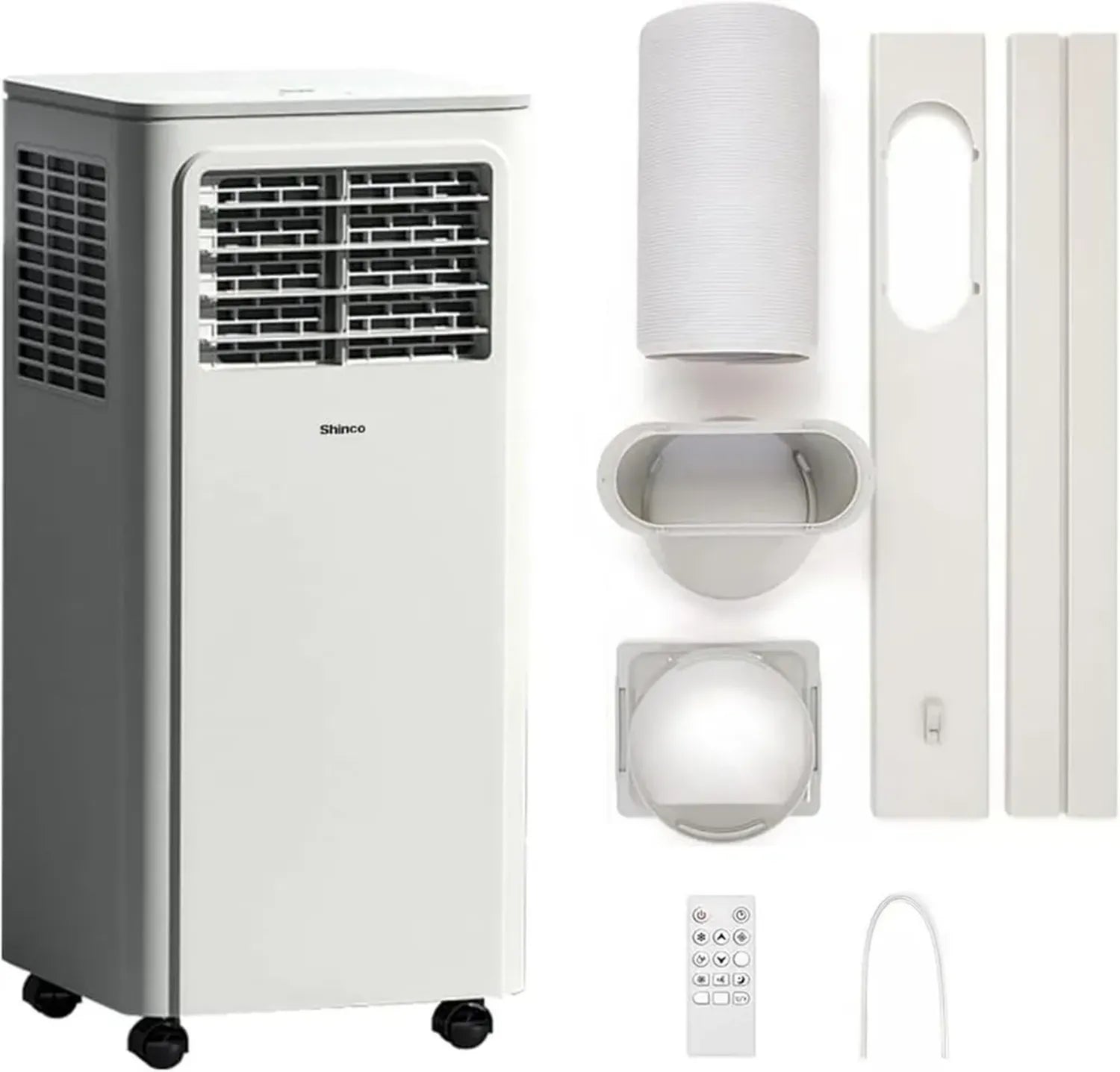 Climatiseur Portable SHINCO 7000 BTU, 54m³, Refroidissement, Ventilation et Déshumidification