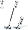 Aspirateur Sans Fil 2-en-1 hoogo S3, 50 Min d'Autonomie, Spécial Poils d'Animaux, LED Silencieux, Accessoires Inclus