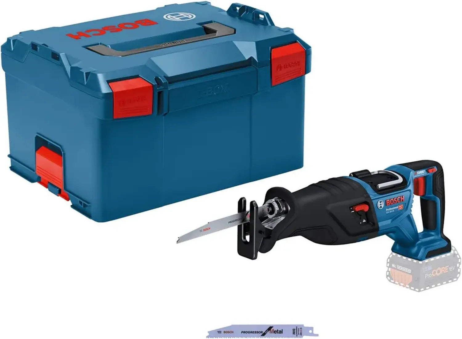 Bosch Scie Sabre Sans Fil BITURBO 18V GSA 18V-28 avec Coffret L-BOXX