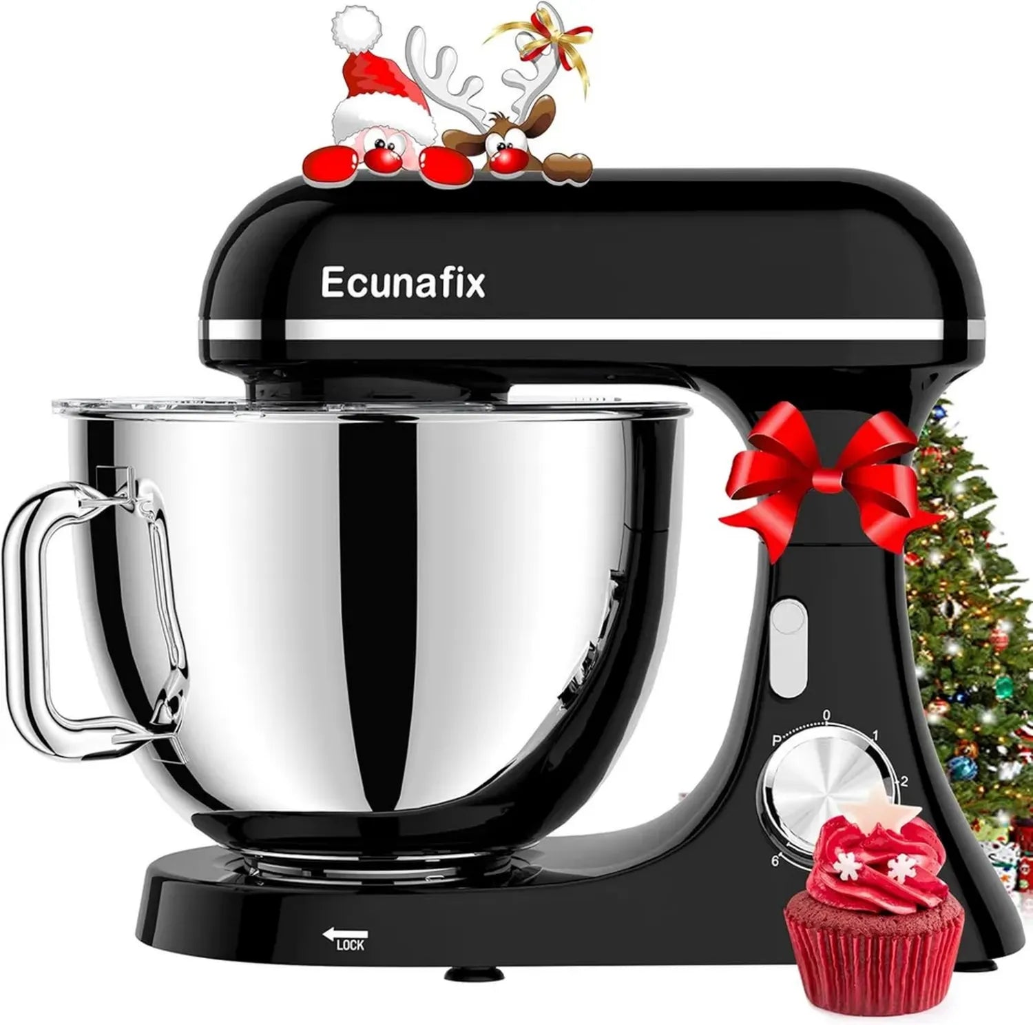 Robot de Cuisine Multifonction 8L 2000W avec Accessoires Complets