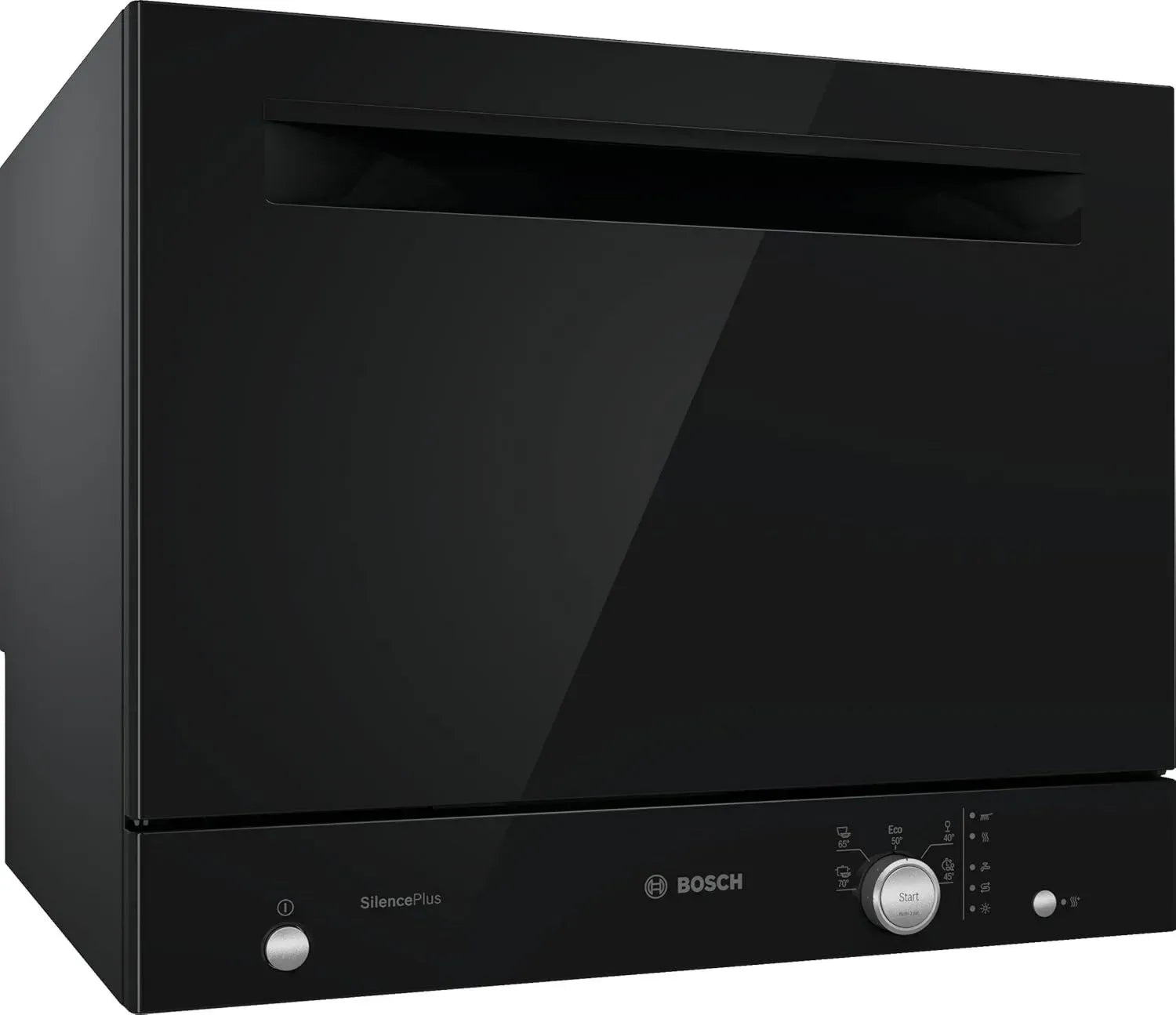 Lave-vaisselle Compact Bosch Série 2, Pose Libre, 6 Couverts, EcoSilence, Noir