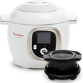 Moulinex Cookeo+ Multicuiseur avec Air Fryer, 10 Modes, Cuisson Sous Pression, Recettes Faciles, Blanc