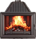 Insert à bois en fonte 17,5 kW - Modèle Écologique W8