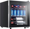 Mini Réfrigérateur Kalamera 40L, Contrôle Tactile, Température 5-18°C, Porte en Verre Inox