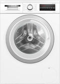 Bosch Série 6 Lave-linge Encastrable 8 kg, 1400 tr/min, Détection Automatique, Hygiène Plus, Remplissage Intelligent, Chargement Frontal, Écran LED, Tambour Doux, Gain de Temps, Sécurité AquaStop