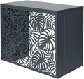Cache Climatiseur Extérieur en Métal 105x90x66,5 - Protection et Réduction du Bruit - Anthracite