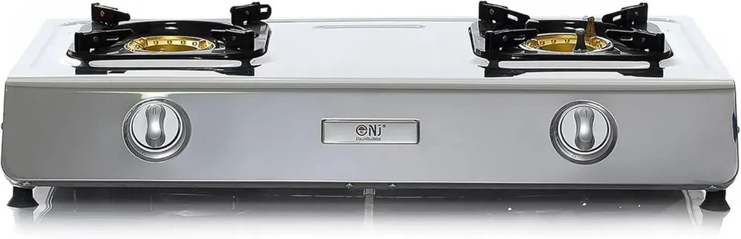 Réchaud à Gaz Portable à 2 Foyers pour Intérieur - Compatible GPL