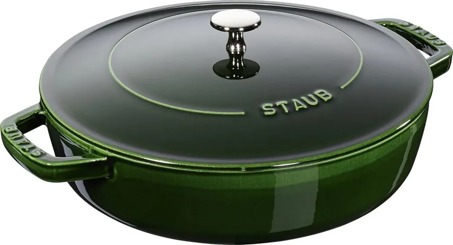 STAUB Sauteuse en Fonte 28 cm, 3,7 L - Vert Basilic