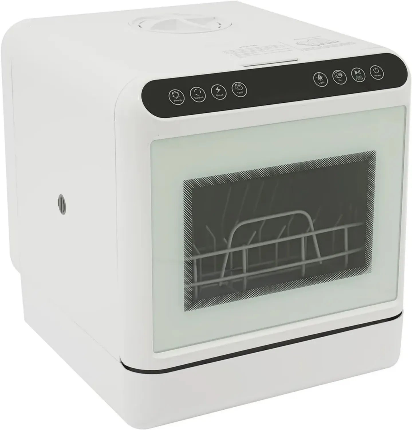 Lave-vaisselle de Table Compact, 1100W, 5 Couverts, 4 Programmes, Réservoir 6L, Écran Tactile