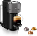 Machine à Café à Capsules De'Longhi Nespresso Vertuo Next, 5 Formats de Tasse, Technologie Centrifusion, Kit de Bienvenue, Gris Anthracite
