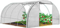 Serre de Jardin Professionnelle 12m² Blanc, Utilisable Toute l'Année, 4x3m