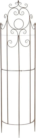 Support de Treillis Mural Lavendel pour Plantes Grimpantes, Fer Durable, Marron Antique