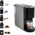 Machine à café multicapsules Princess - Compatible Nespresso, Dolce Gusto, Lavazza & E.S.E. - 0,8 L - 1450 W