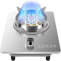 Plaque de Cuisson à Gaz 7,2 kW avec 9 Cavités, Brûleur Portable en Fonte, Énergie Classe A, Multifonction: Cuisson, Ébullition, Friture, Mijotage