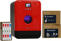 DAAN TECH Bob - Lave-vaisselle Compact 3 Couverts - Portable Avec Réservoir - Séchage Naturel - Eco-Conçu - Made in France (Rouge Premium)