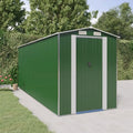 Abri de Jardin en Métal Galvanisé 192x523x223 cm, Cabane de Rangement pour Outils et Extérieur