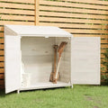 Cabane de jardin en bois d'épicéa massif, abri préfabriqué extérieur, 102 x 52 x 112 cm