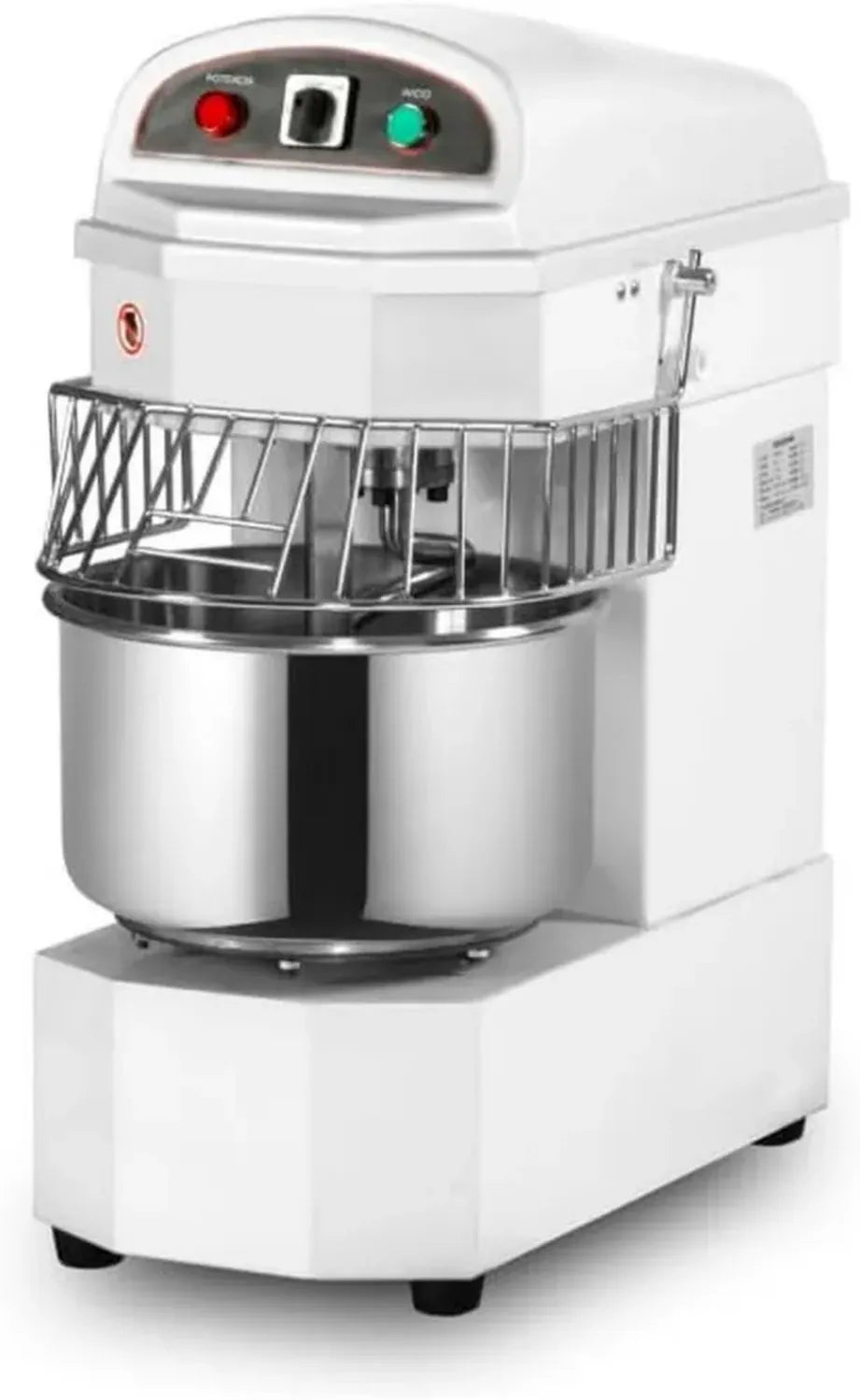 Mélangeur à Pâte Professionnel 20L - Cuve Inox Fixe - 1100W - Haute Efficacité