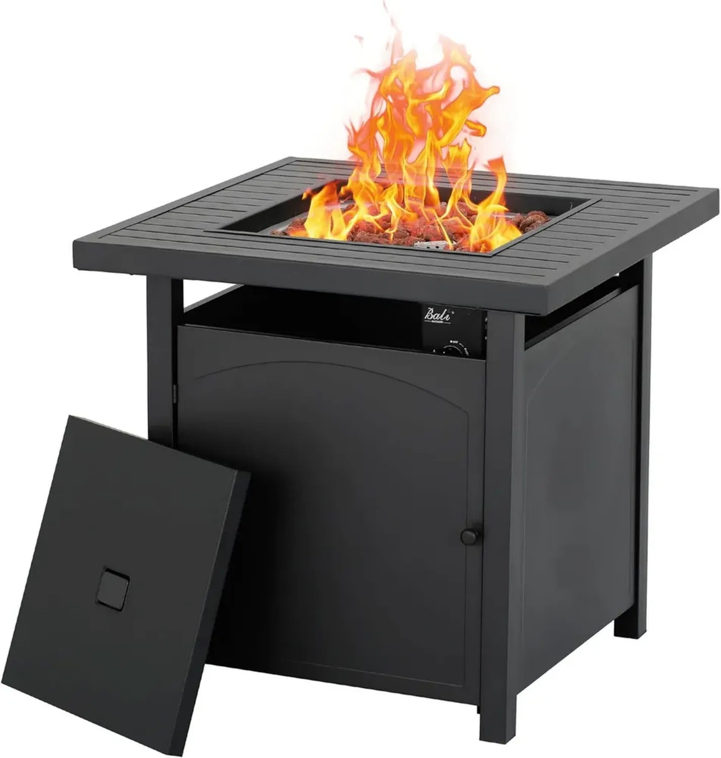 Chauffage Extérieur au Gaz avec Flamme Réaliste - Parfait pour Jardin et Terrasse