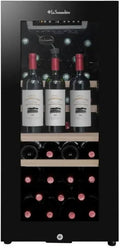 Cave à Vin LA SOMMELIERE Température Réglable 38 Bouteilles LS38BLACK