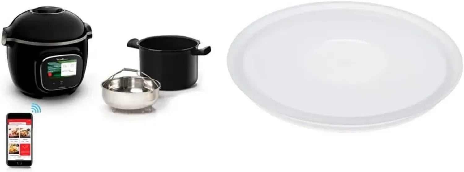 Moulinex Cookeo Touch Wifi Multicuiseur Intelligent 6L avec Couvercle de Conservation