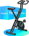 Vélo d'Appartement Pliable MERACH, Écran LCD, Vélo Magnétique avec Coussin Confort, Compact pour Cardio, Capacité 136KG