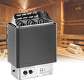 Poêle de Sauna Électrique 3-9 kW, Température Réglable 30-110°C, Protection contre Surchauffe, 200V-380V