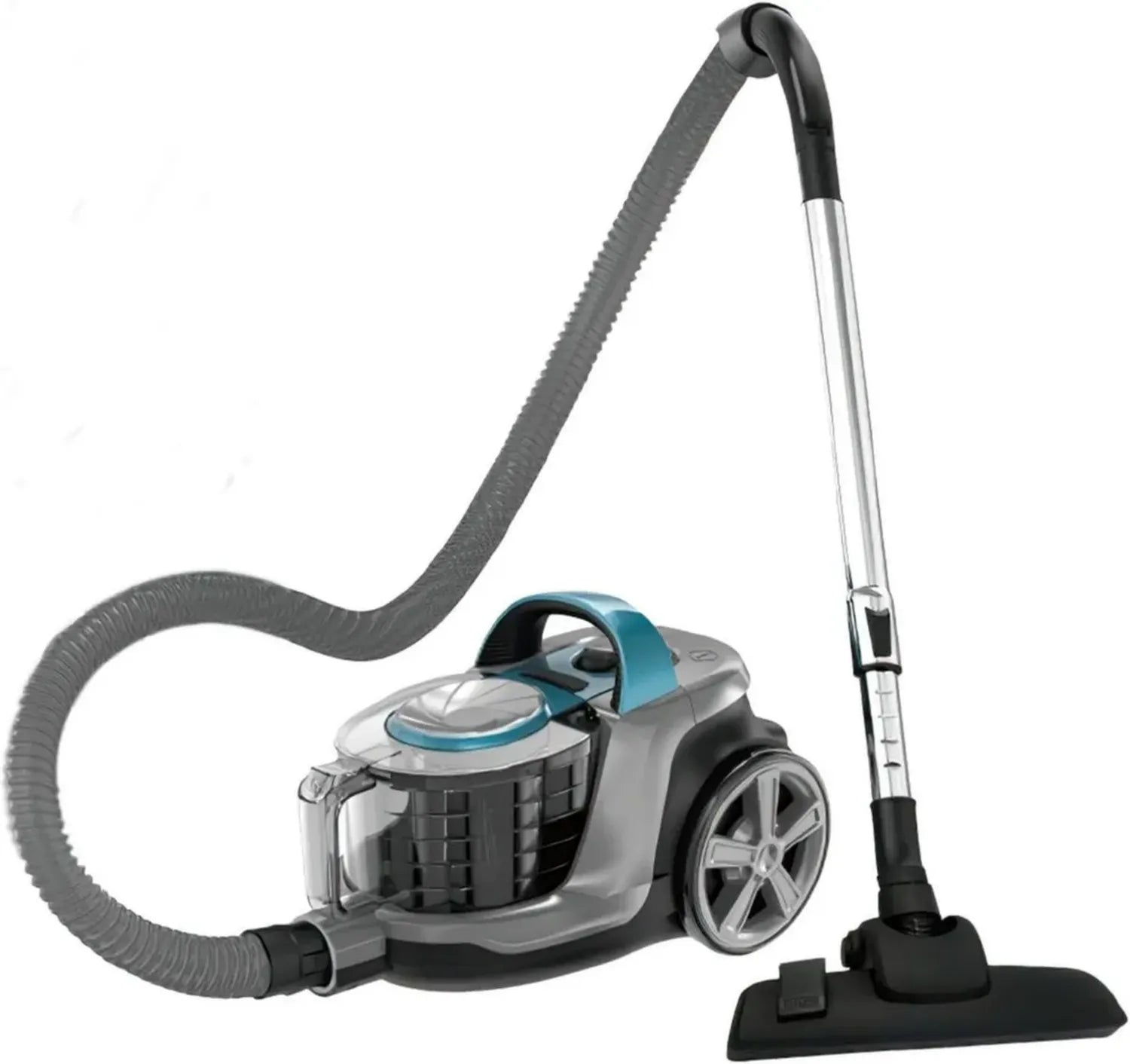 Aspirateur Traîneau 1600W Sans Sac, Technologie Cyclonique, Câble 5m, Capacité 4L, Pour Sols Durs et Moquettes