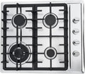 Cuisinière à gaz encastrable 4 feux inox, auto-allumage