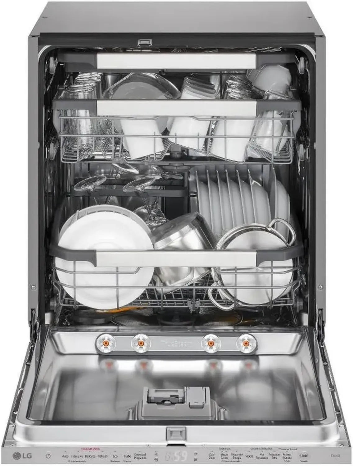 Lave-vaisselle encastrable 14 couverts 60 cm Classe A - Design moderne