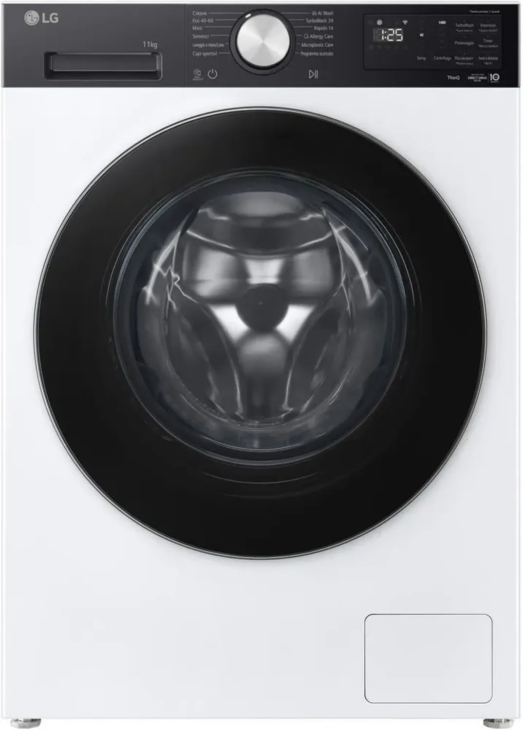 Lave-linge frontal 9 kg 1400 tr/min Wi-Fi Classe A - Installation libre