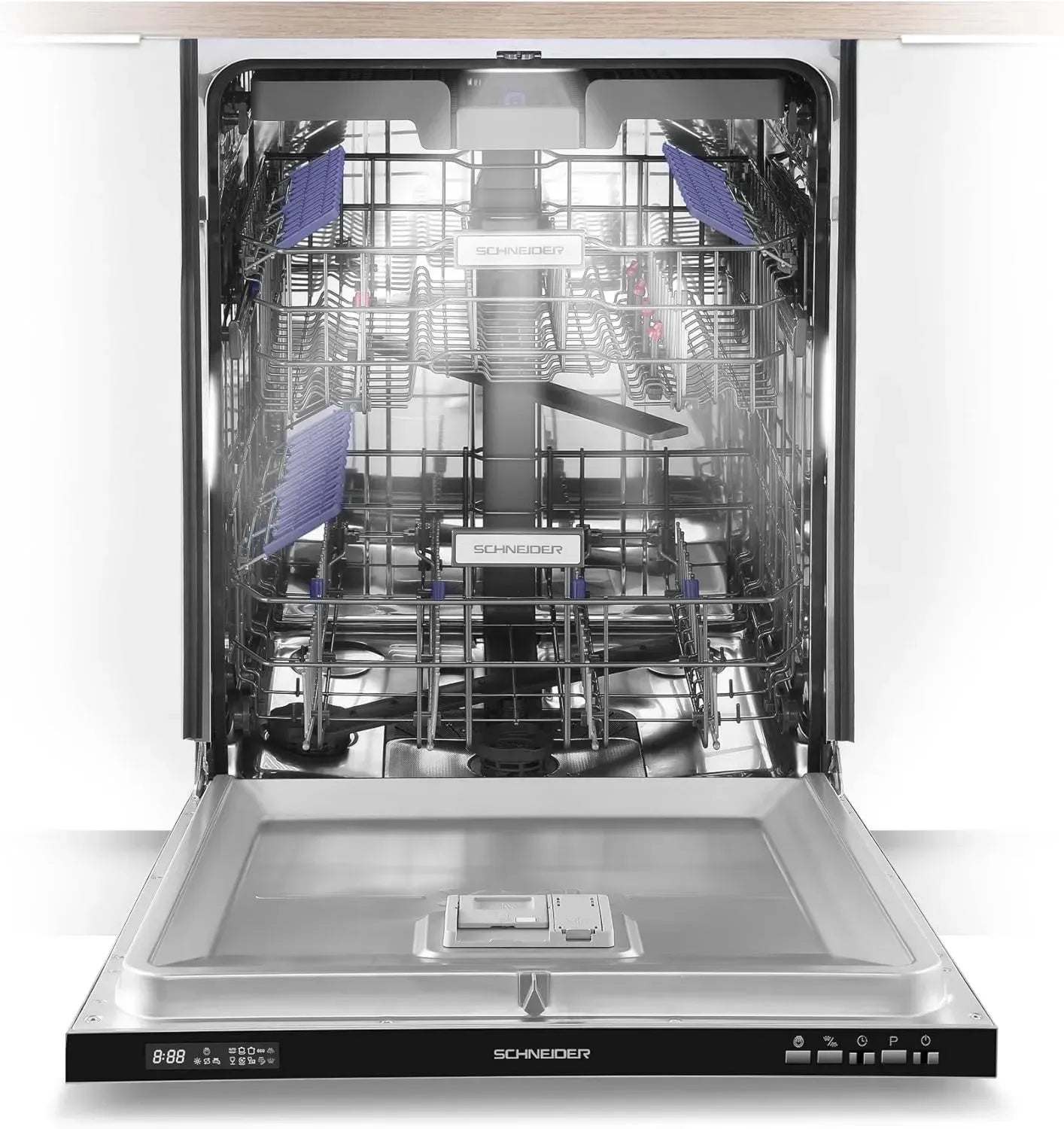 Lave-vaisselle Intégrable Schneider 16 Couverts avec Tiroir et Moteur à Induction