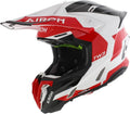 Casque Cross Airoh Twist 3.0 Noir Rouge Blanc Brillant