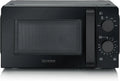 SEVERIN Micro-ondes 19L, 700W, 6 niveaux de puissance, Minuteur 30 min, Plateau tournant, Noir