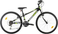 Vélo VTT 24 Velotec en Aluminium, 18 Vitesses, Freins V-Brake, pour Jeunes 130-155 cm