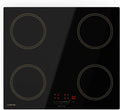 Plaque à Induction Encastrable Klarstein Victoria - 4 Zones, Boosters, Sécurité Enfant, Vitrocéramique, 7000 W, 59 cm