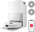 Aspirateur Robot Roborock Qrevo Master avec Brosse FlexiArm et Serpillère Double pour Coins, Puissance 10000Pa