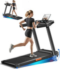 UMAY Tapis de Course Électrique Pliable 3.0HP avec Suivi Cardiaque