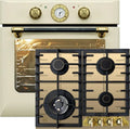 Four encastrable rétro 68L avec tournebroche et plaque gaz 60cm