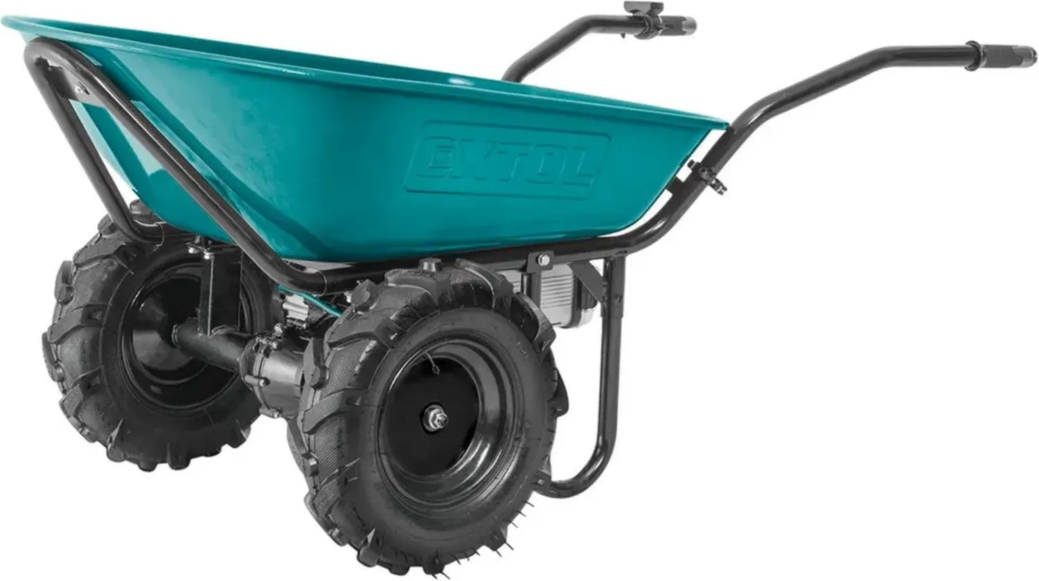 Brouette électrique 500W 40V Li-ion, Capacité 260kg, Bac 100L
