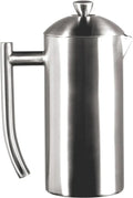 Cafetière à double paroi en acier inoxydable avec filtre double 48 oz