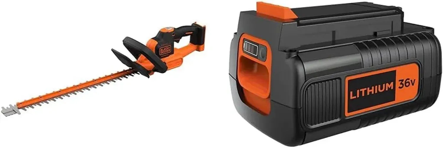 Taille-Haies sans Fil 36V BLACK+DECKER, Lame 55 cm, Batterie Lithium 2Ah