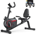 Vélo d'Appartement JOROTO JH30/JH30PRO Bluetooth avec Résistance Magnétique, Écran LCD et Siège Réglable, Supporte Jusqu'à 136KG pour Entraînement Cardio à la Maison
