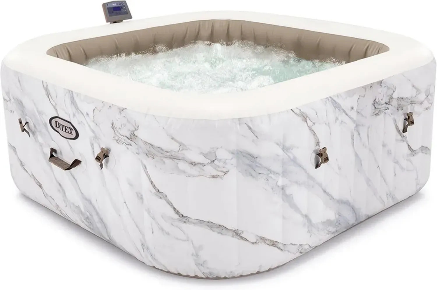 Intex Pure Spa Calacatta - Jacuzzi Gonflable pour 4 Personnes