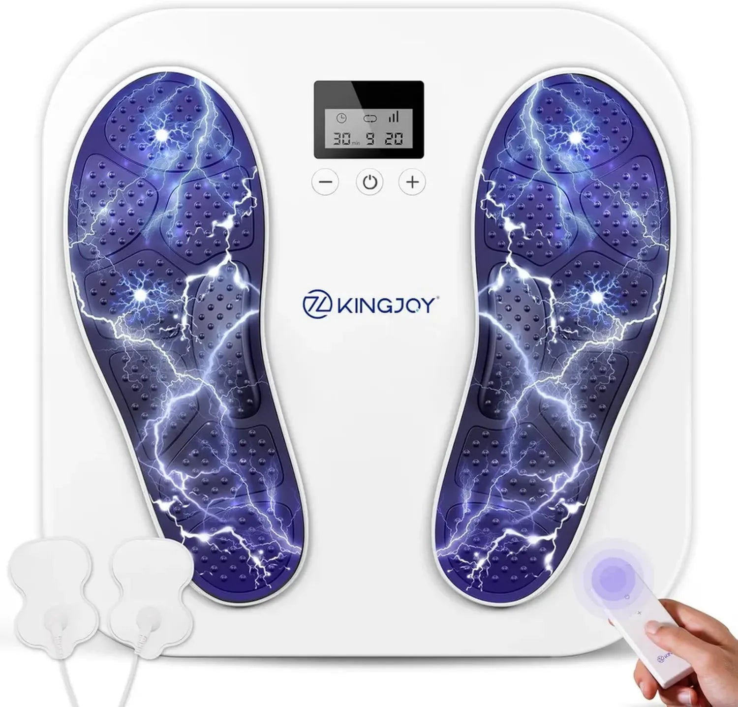 Appareil de Massage des Pieds EMS TENS avec 10 Modes pour Circulation et Douleur